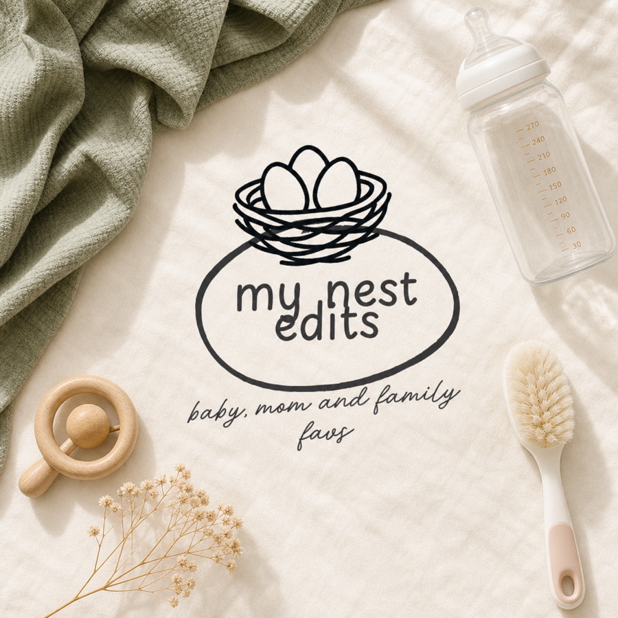 A cozy My Nest Edits welcome image for baby, home, family, and everyday finds.
